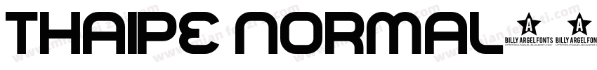 Thaipe Normal字体转换